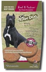 OC Raw Frozen dog food