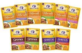 Wellness cat food pouches